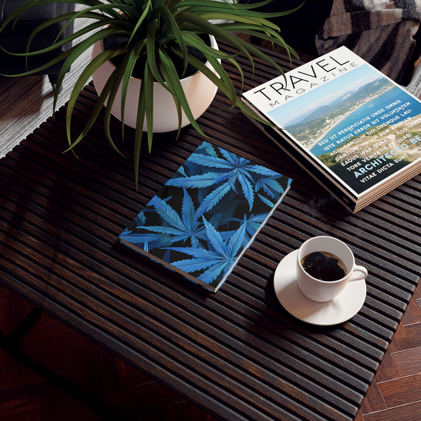 Hard Backed Journal BLUE HEMP LOVERS