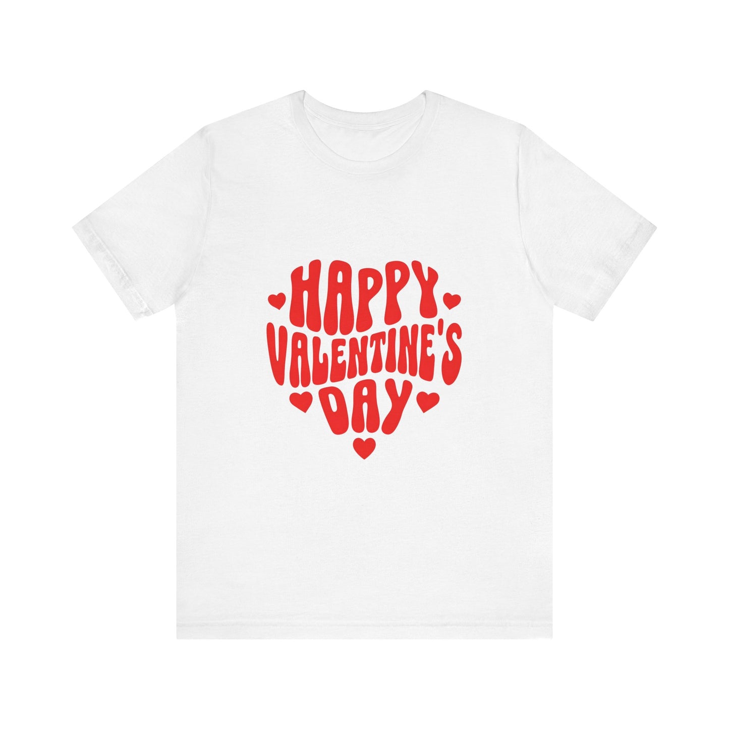 Valentine's Day Unisex Tee, Love Heart Shirt, Valentine's Gift, Romantic T-Shirt, Happy Holiday Top