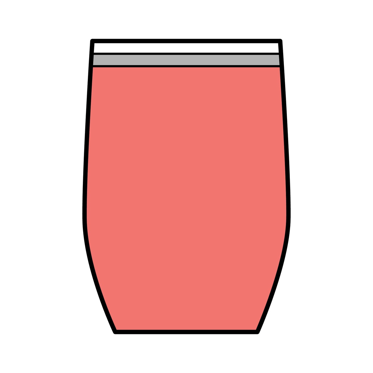 Today I Will Wine Tumbler, 12oz