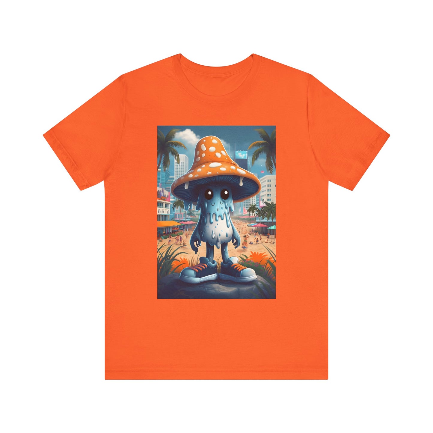 Blue Mushroom Man Tee