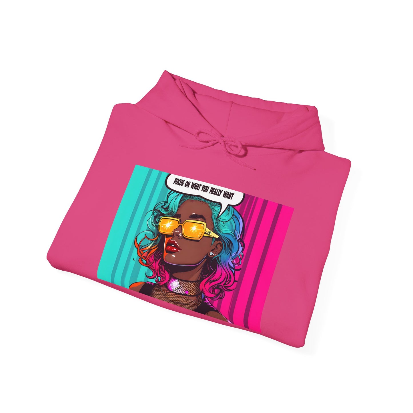 Hooded Sweatshirt - Focus on What You Need