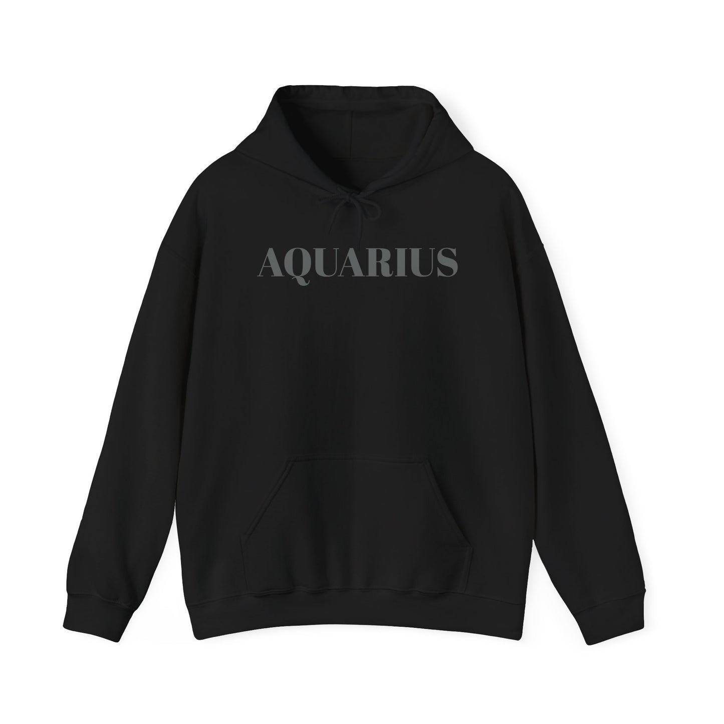 Aquarius Black Hoodie