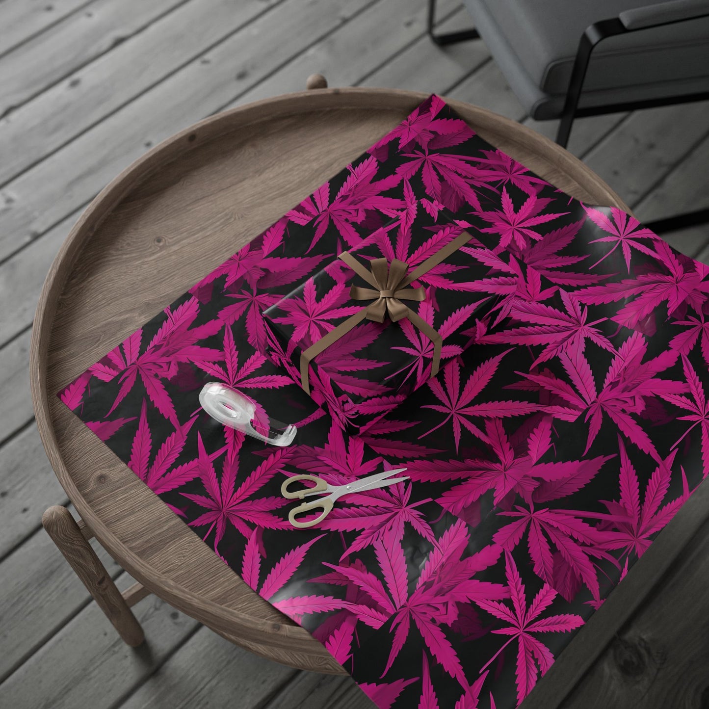 Pink Hemp Wrapping Papers