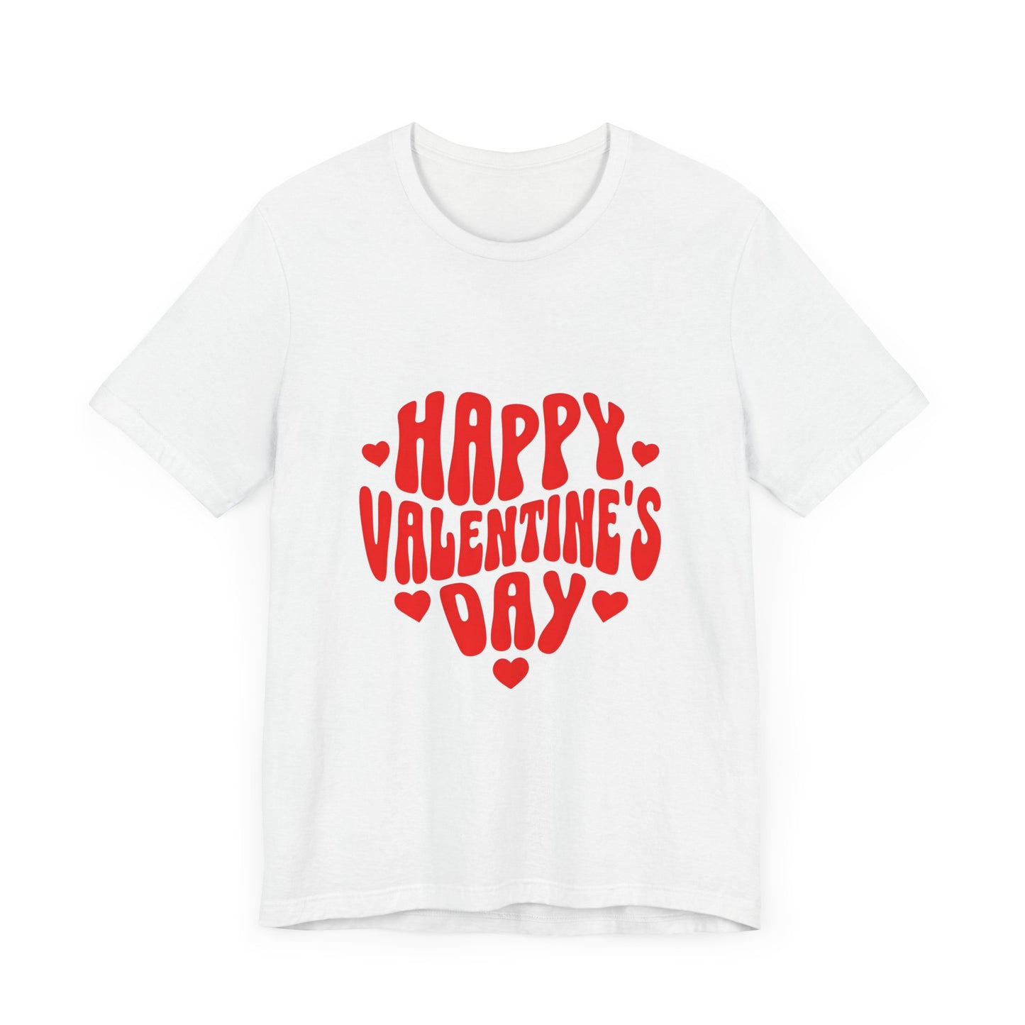 Valentine's Day Unisex Tee, Love Heart Shirt, Valentine's Gift, Romantic T-Shirt, Happy Holiday Top