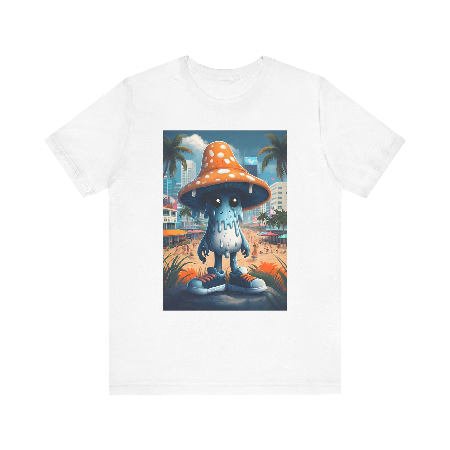 Blue Mushroom Man Tee