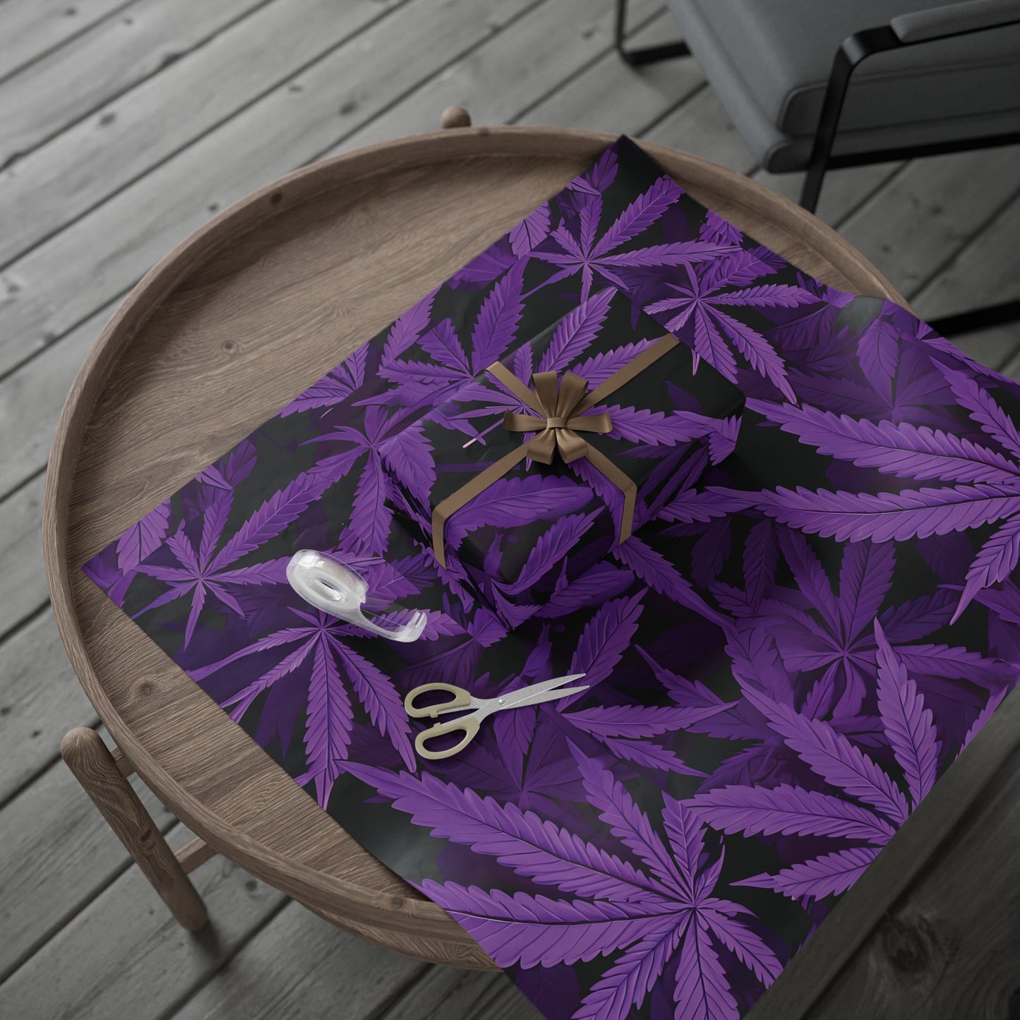 Purple Hemp Wrapping Papers
