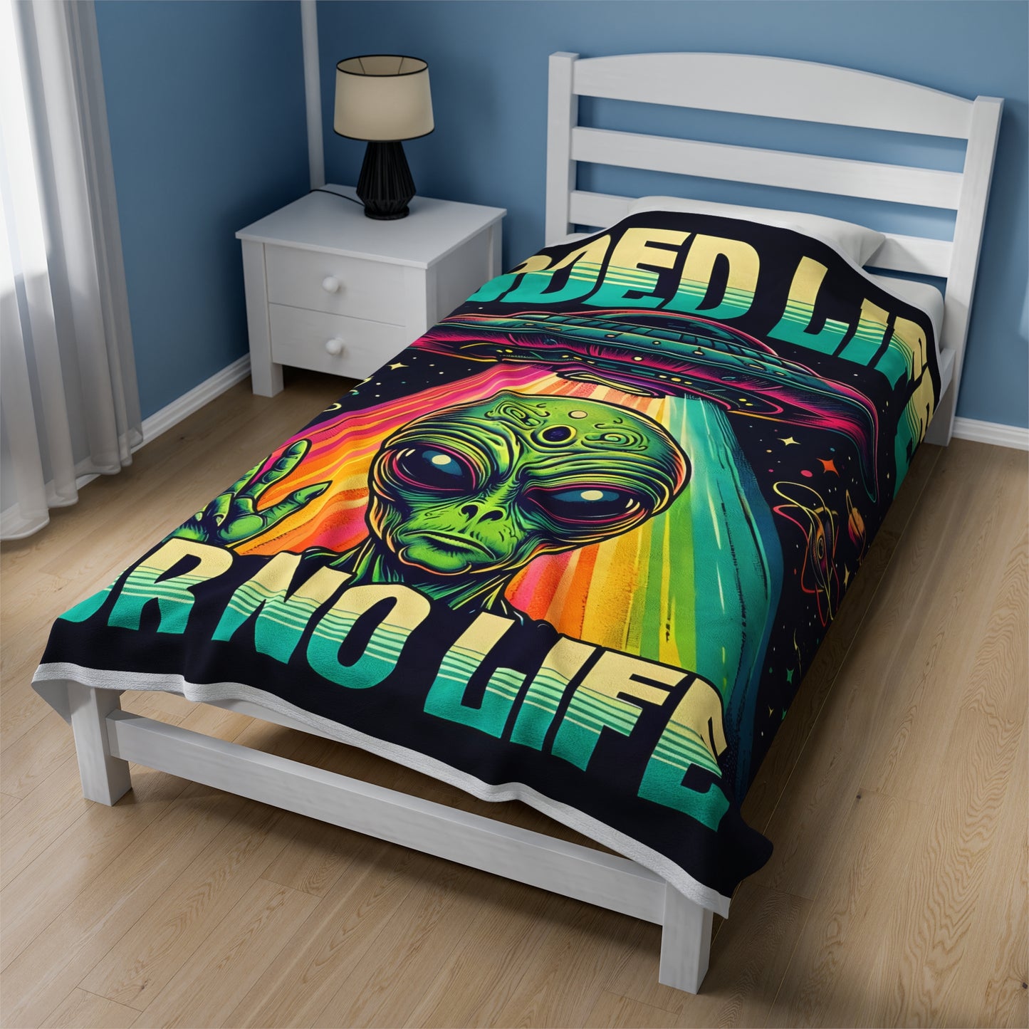Plush Blanket - FADED LIFE OR NO LIFE Design