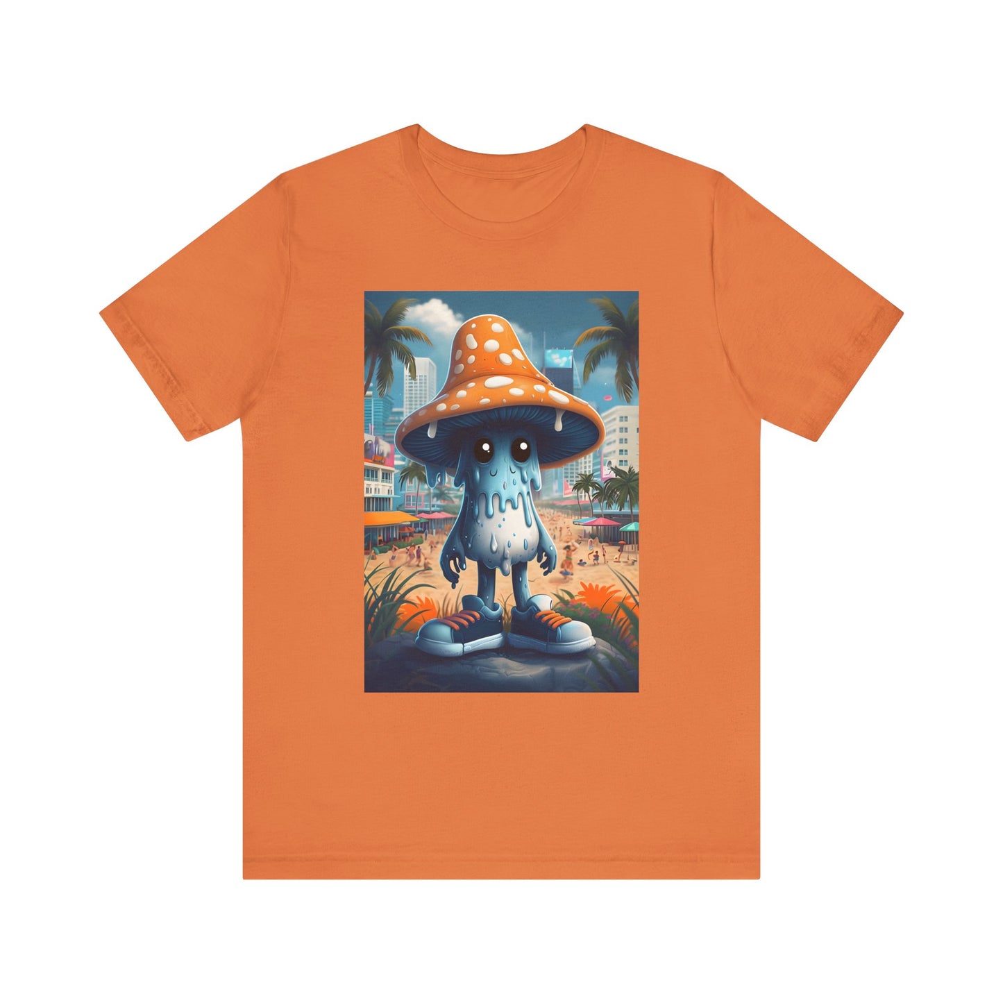Blue Mushroom Man Tee