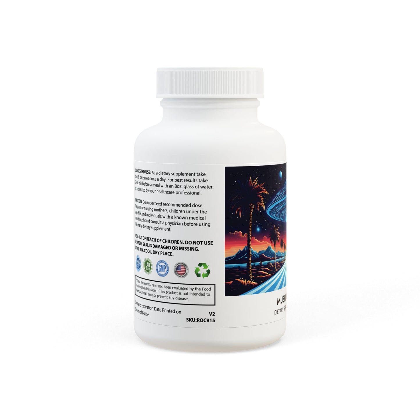 Mushroom Blend Supplement (60 Capsules)