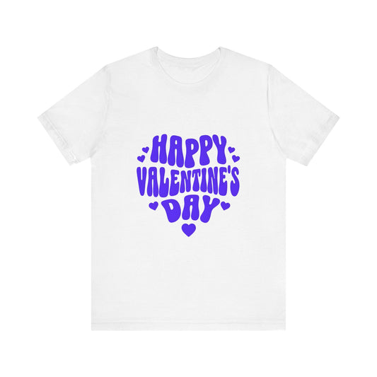 Valentine's Day Unisex Tee, Love Heart Shirt, Gift for Him or Her, Couples Matching Outfit, Romantic Apparel
