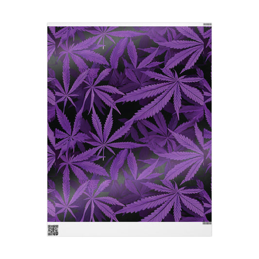 Purple Hemp Wrapping Papers