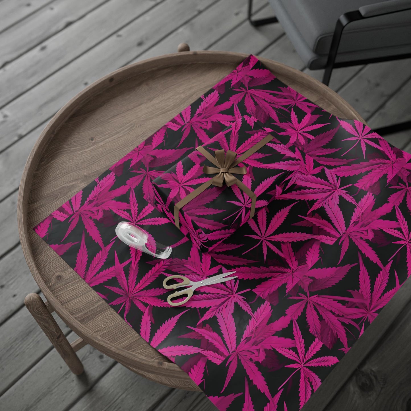 Pink Hemp Wrapping Papers