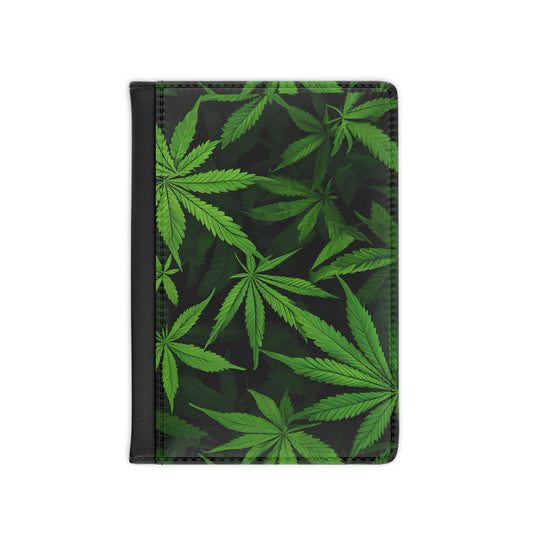 Passport Cover - Hemp Lovers Green