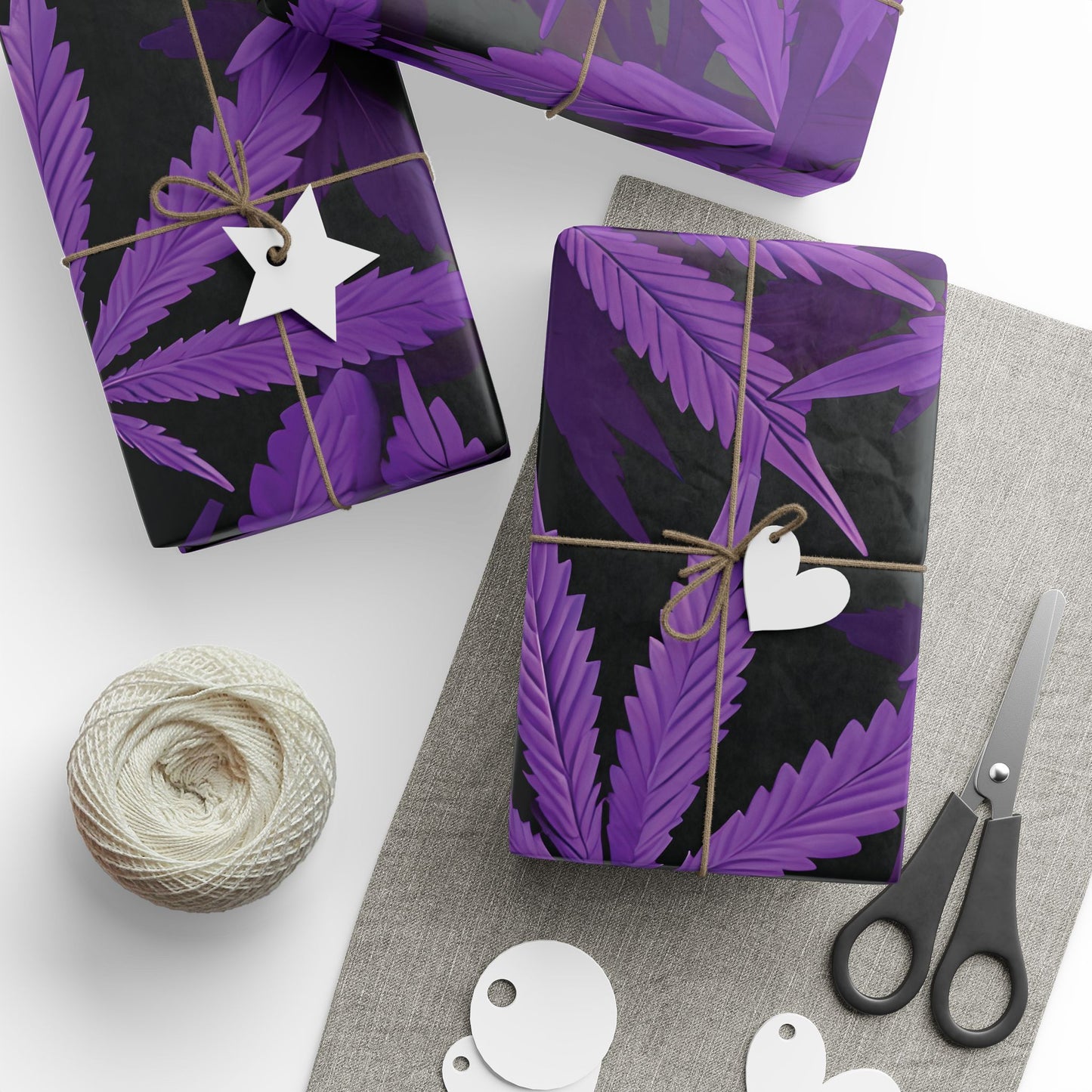Purple Hemp Wrapping Papers