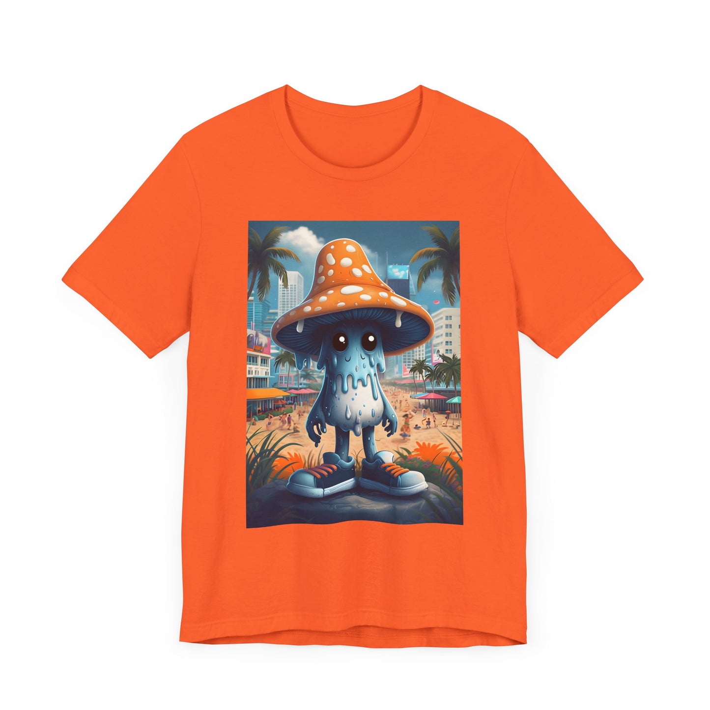 Blue Mushroom Man Tee