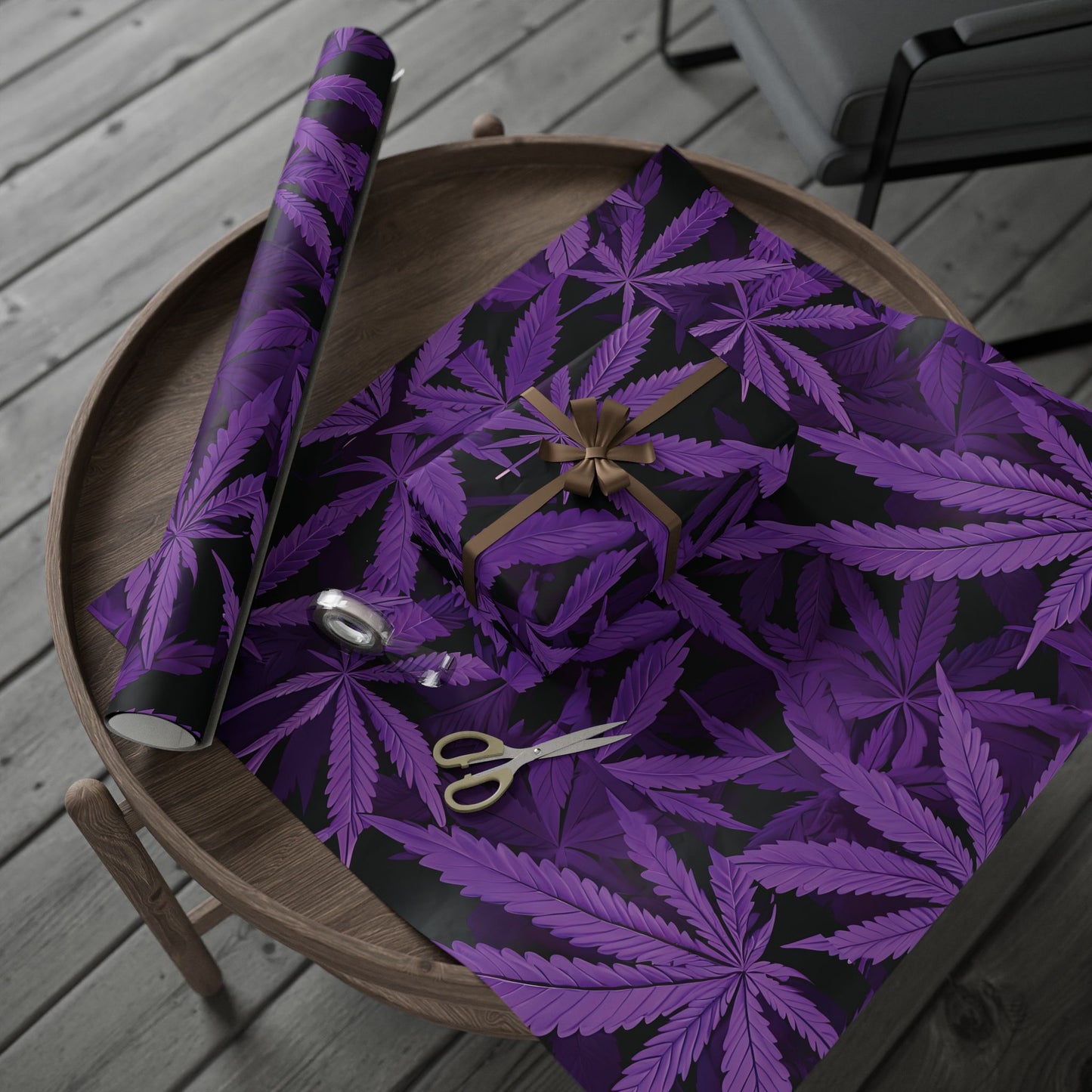 Purple Hemp Wrapping Papers