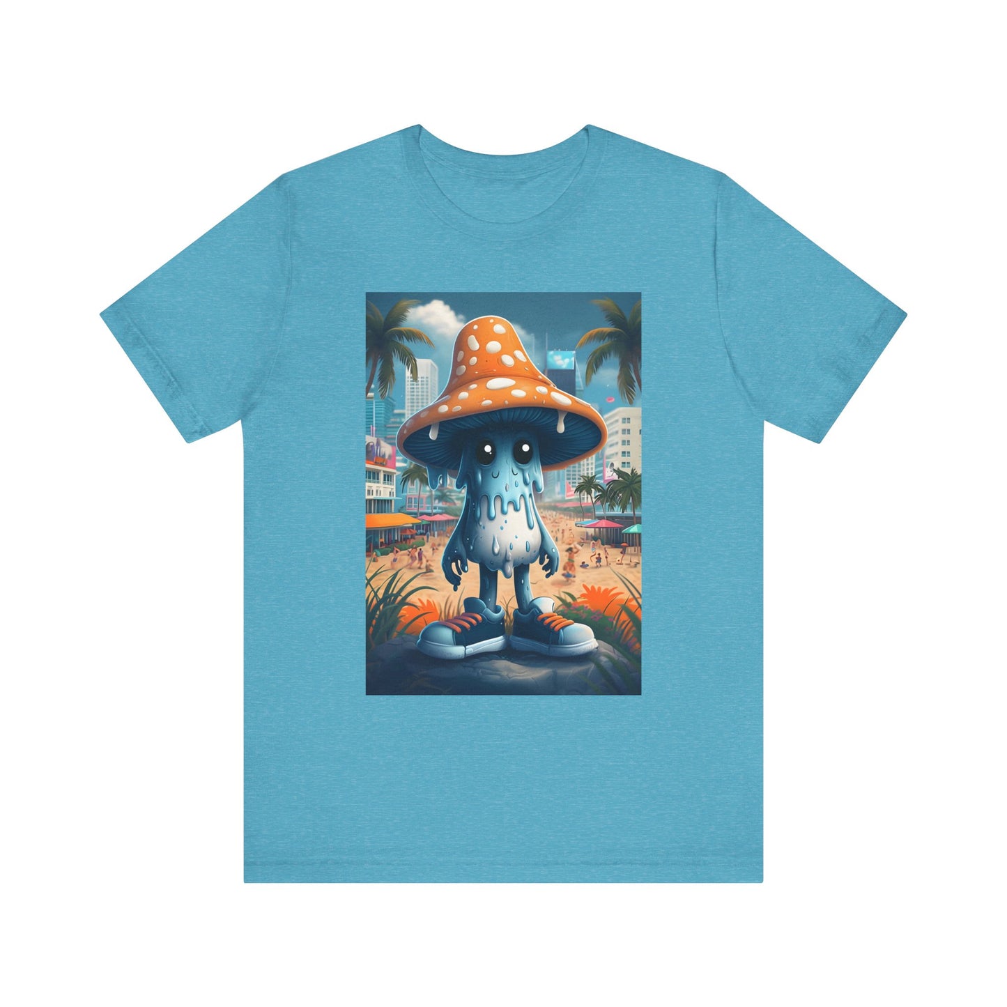 Blue Mushroom Man Tee