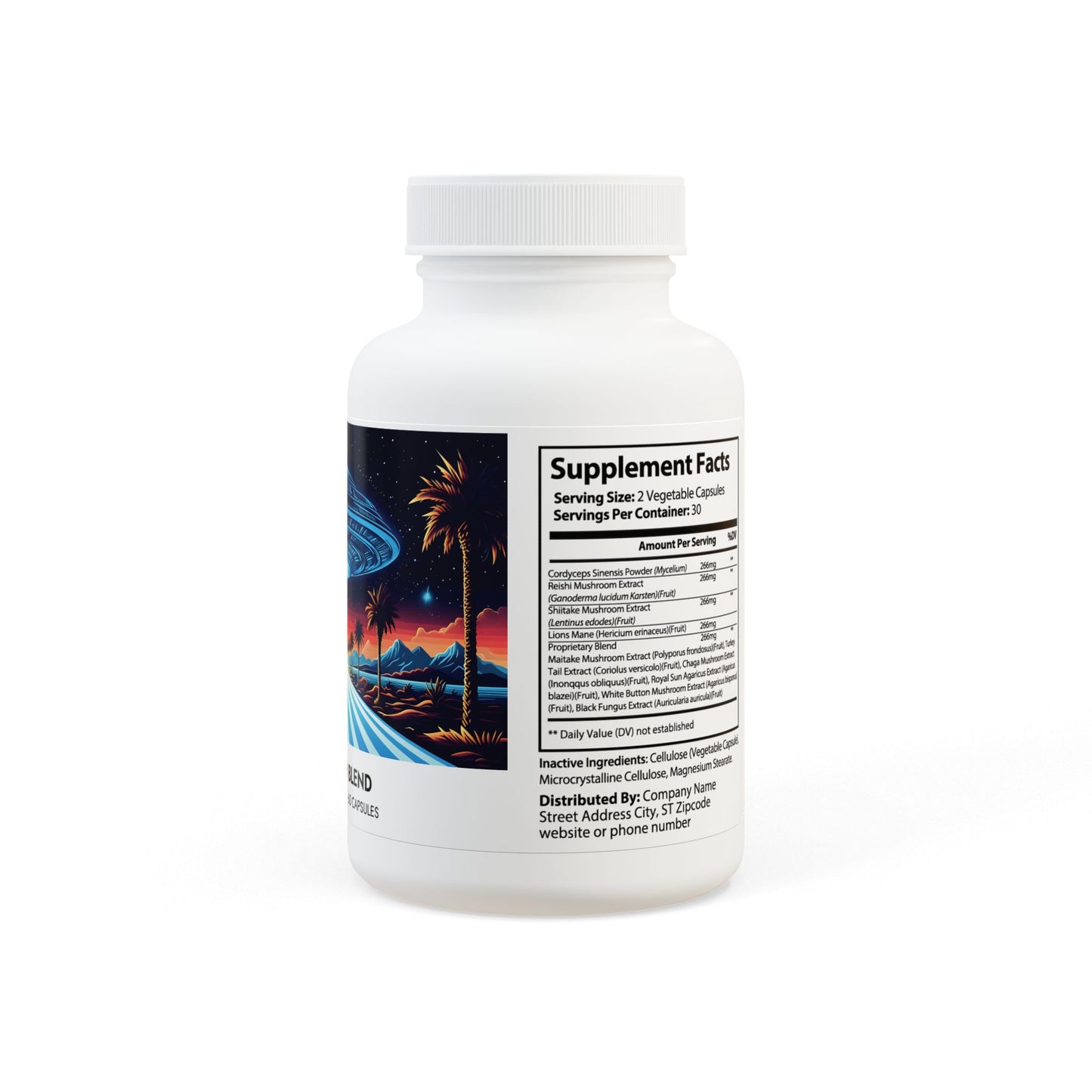 Mushroom Blend Supplement (60 Capsules)