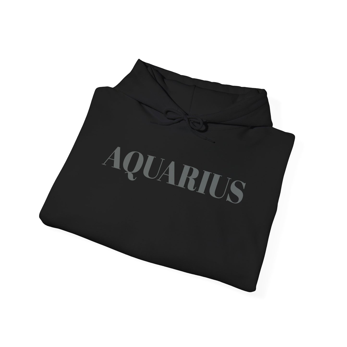 Aquarius Black Hoodie