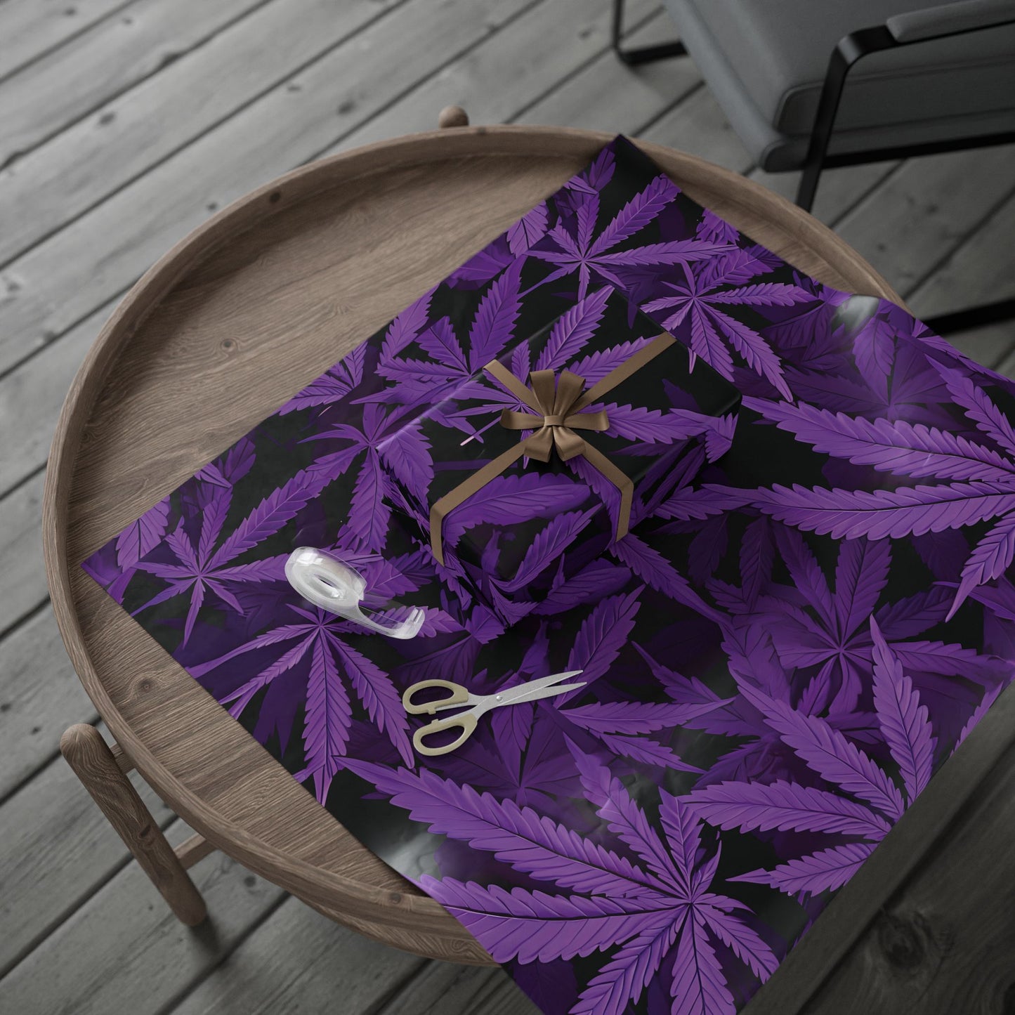 Purple Hemp Wrapping Papers