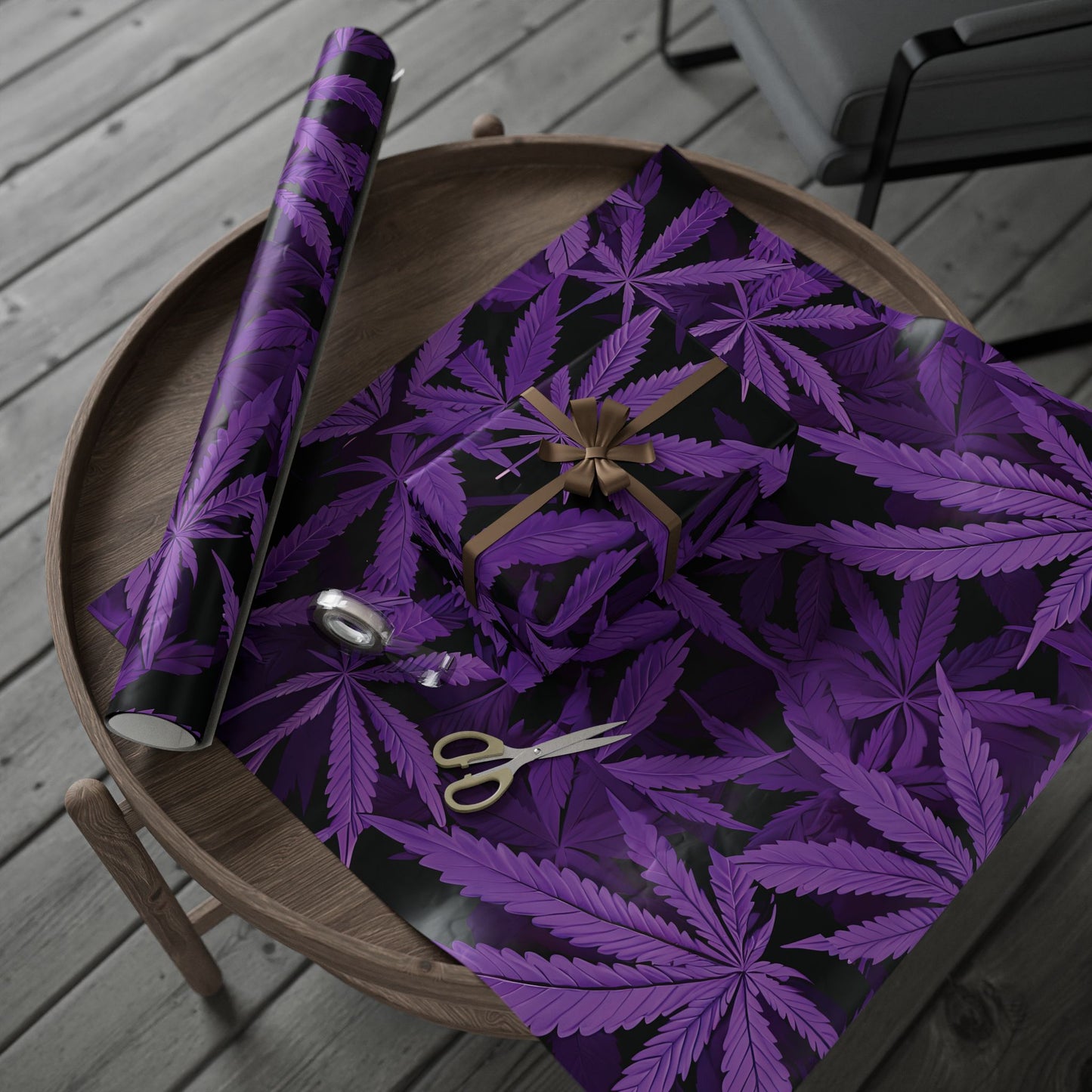 Purple Hemp Wrapping Papers