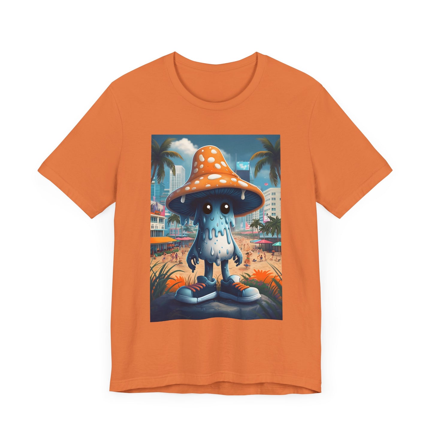 Blue Mushroom Man Tee