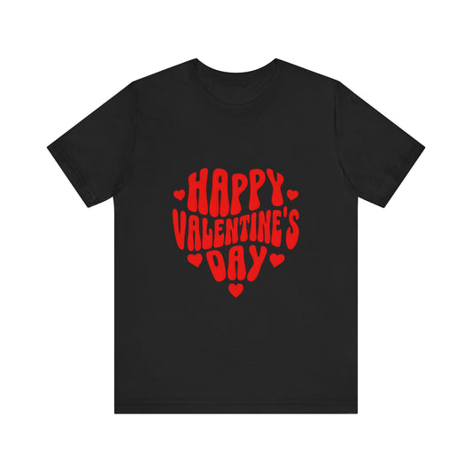 Valentine's Day Unisex Tee, Love Heart Shirt, Valentine's Gift, Romantic T-Shirt, Happy Holiday Top