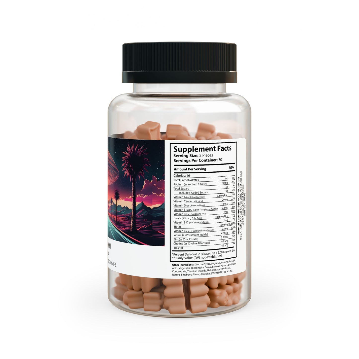 Hair Vitamin Gummies (60 Gummies)